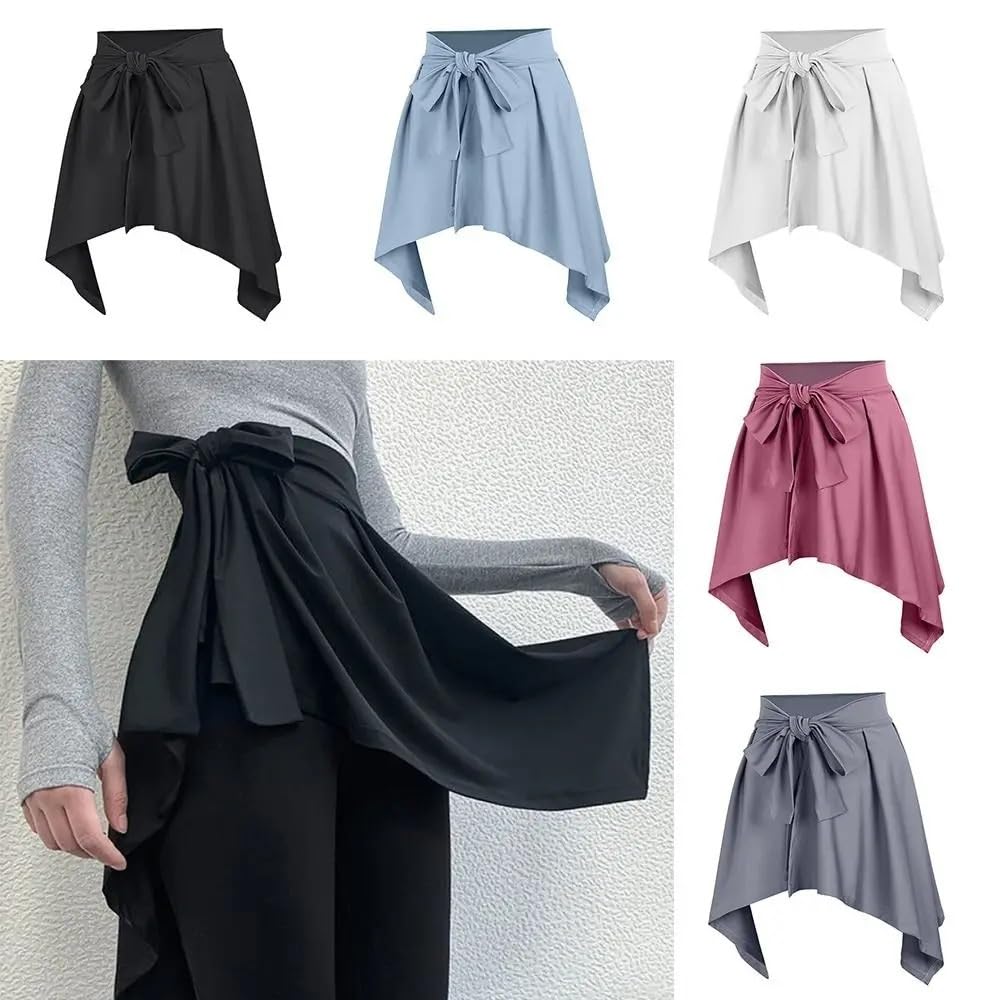 Jupe à Nouer pour Fitness Jupe Courte de Yoga à séchage Rapide, multifonctionnelle, Couvrant Les Fesses, for la Danse.
