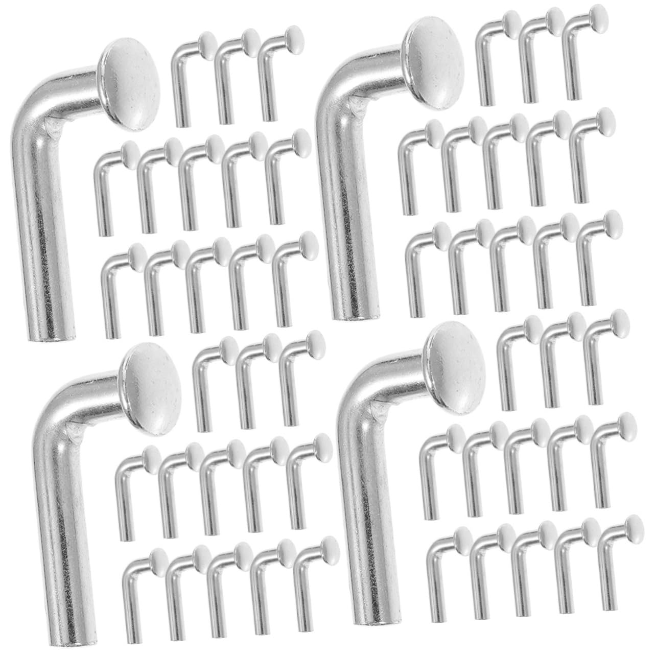 SOLUSTRE 140 Stück Regale Zubehör Palettenregal Drop Pin Palettenregal Zubehör Palettenregal Clips Palettenregalhaken Palettenregal Haken Sicherheitsclip Palettenregal Sicherheitsnadel
