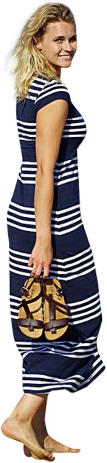 long navy summer dress