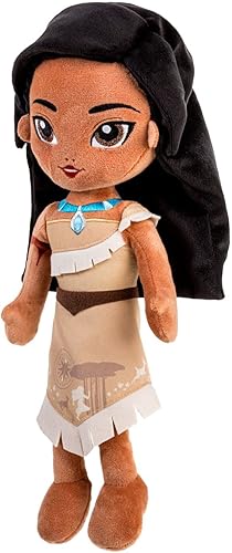 Miniatura 22 de Disney Store Muñeca de peluche oficial de princesa, Aurora de la Bella Durmiente, mediana de 14 pulgadas, suave felpa con características bordadas