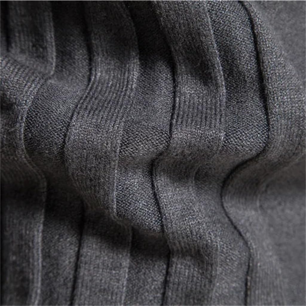 Slim Pullover Round Neck Men's Casual Basic Paragraph Warm Striped Sweater Men's Winter Sweater Male