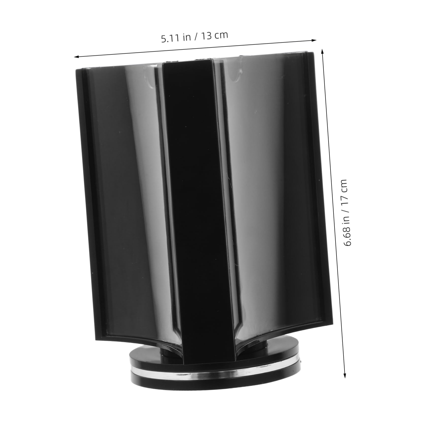 CIYODO Modern Acrylic Tabletop Sign Holder Rotating Display Stand Card Stands for Display Sign