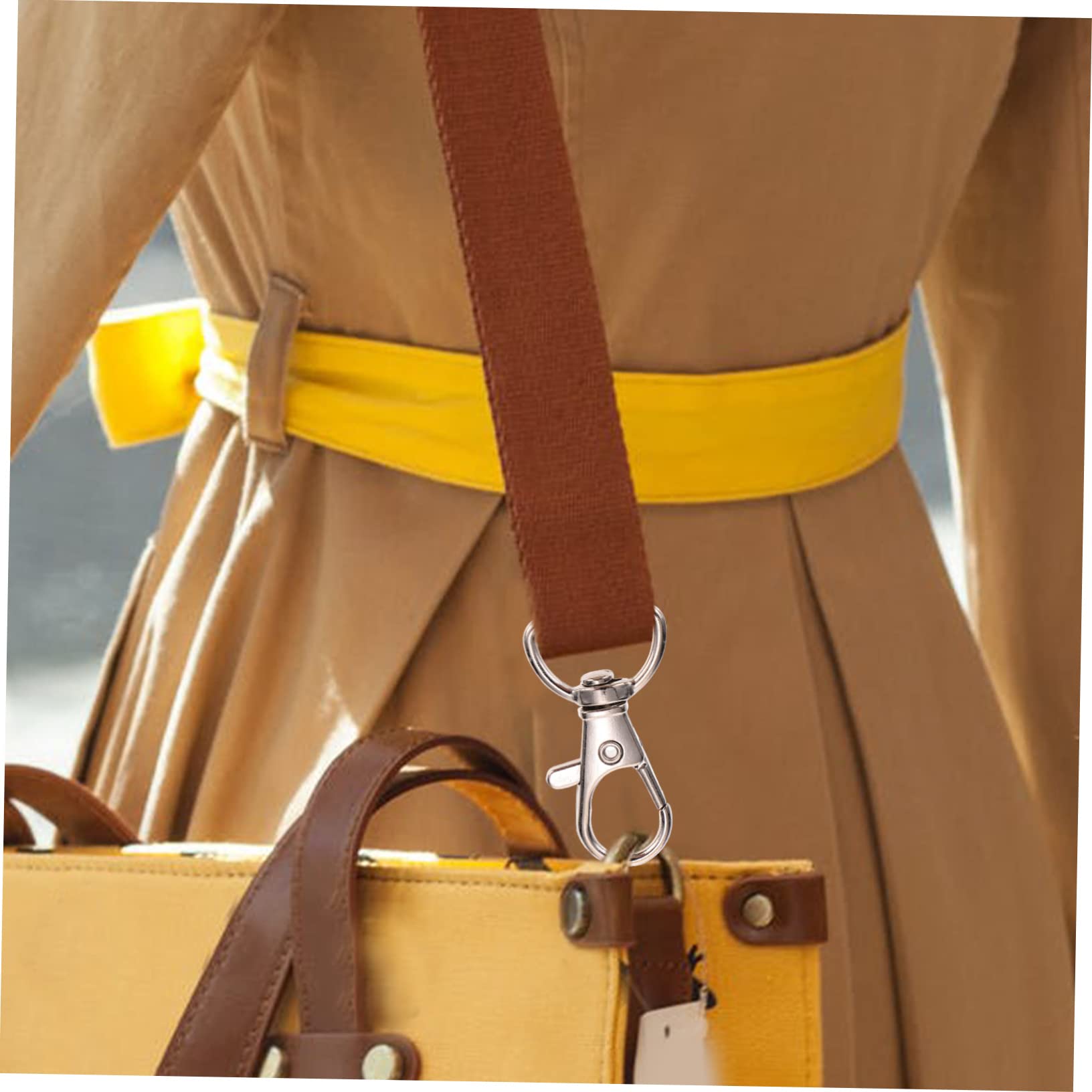 90piezas Ganchos De Lanyard Clip Giratorio Para Manualidades y Correas De Perro Fácil Instalación y Uso Para Proyectos y Accesorios De Bolsas