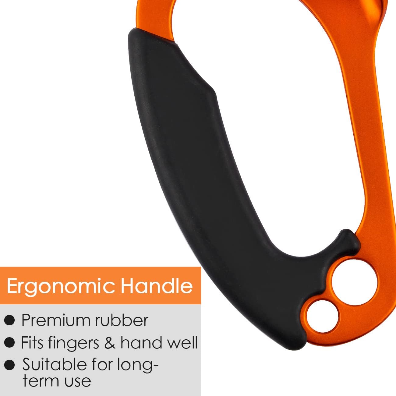 Climbing Hand Ascender for Rock Climbing Arborist (Right and Left) for 8~12 mm Rope