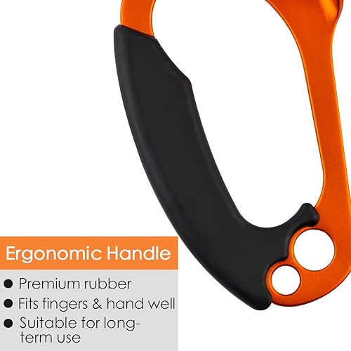 Miniatura 5 de Ascensor de mano de escalada para arbolista de escalada (derecha e izquierda) para cuerda de 8 ~ 0.472 in