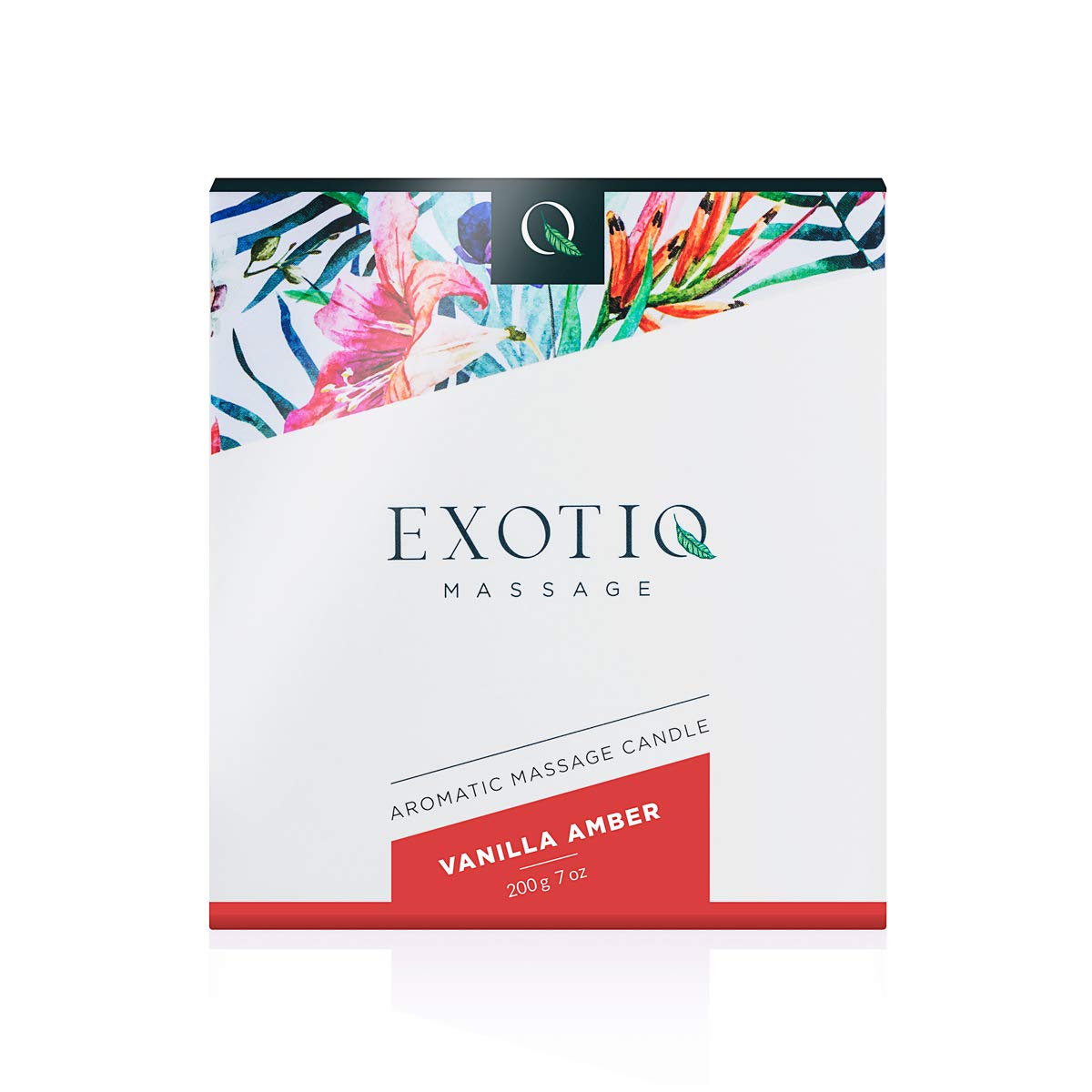 [Vainilla Vela de Masaje] Exotiq Massage Candle Vanilla Amber (200 ml) Deléitese con un masaje en casa con los aceites de masaje Exotiq calientes (EX-MC-04-200)