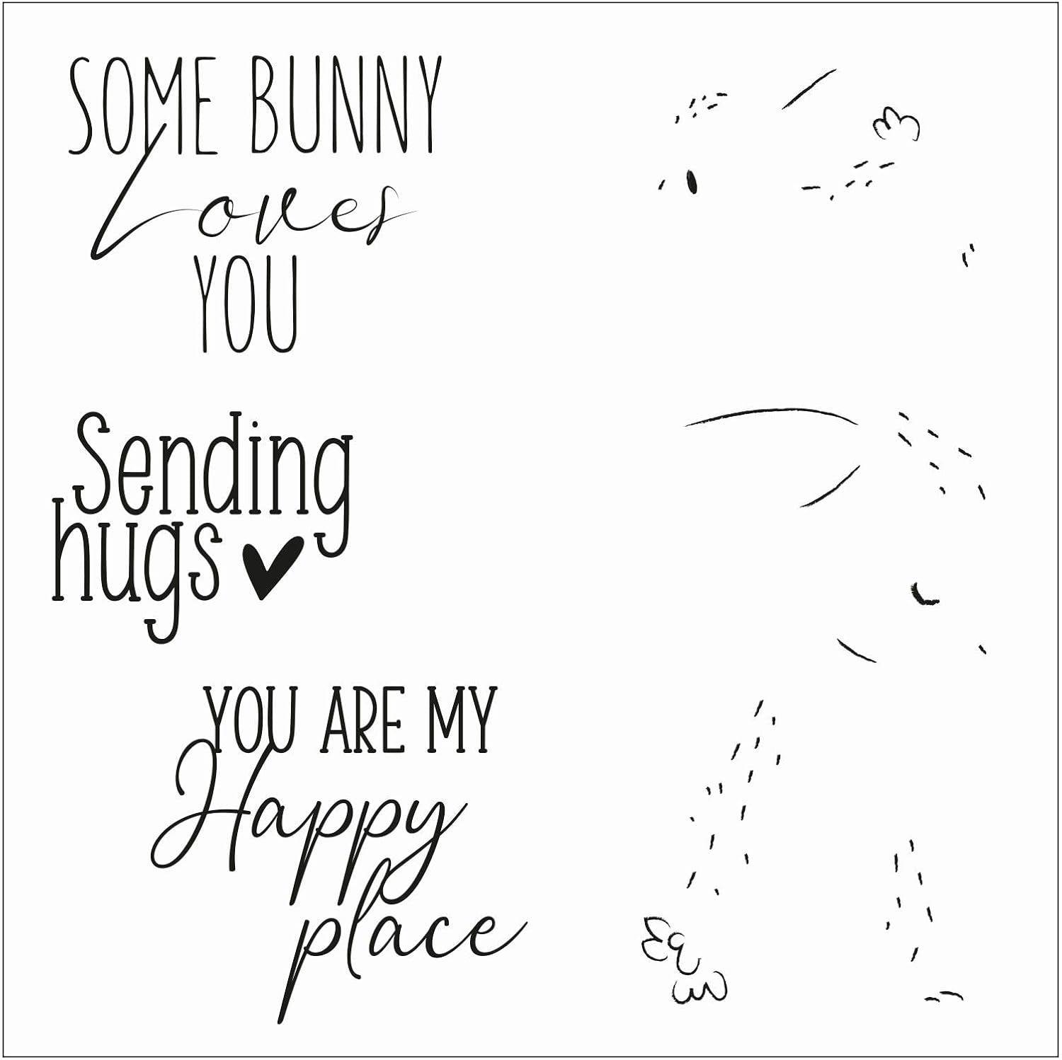 SIZZIX FRAMELIT/STMP Bunny Love
