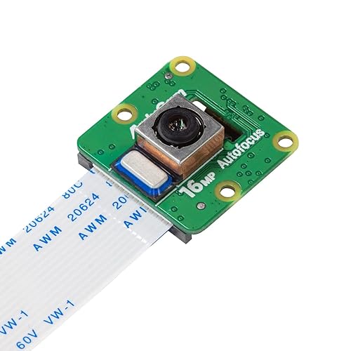 Arducam IMX519 Autofocus Camera Module for Raspberry Pi, 16MP AF Pi Camera Compatible with Raspberry Pi 5/4B/3B+, Zero 2 W