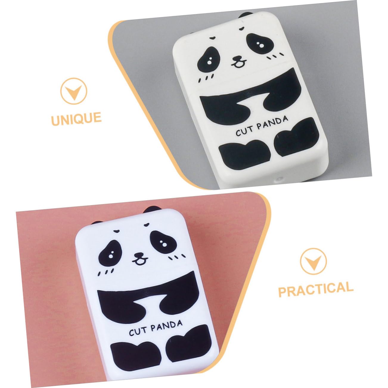 Artibetter 3 Ensembles Gomme Panda Gamme Gommes Panda Gâchis D'art Fourniture De Dessin En Forme De Crayon Peinture Caoutchouc 10 Pièces * 3