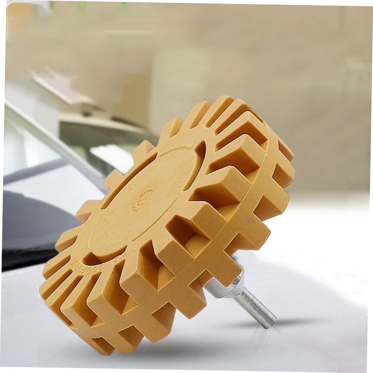 PRETYZOOM 3 Sätze Gummirad Entfernen Vinyl-entferner Räder Autoaufkleber-entferner Automobil Details Entfernung Von Aufklebern Werkzeug Eraserrad Der Aufkleberentfernung Metall 2 Stück * 3