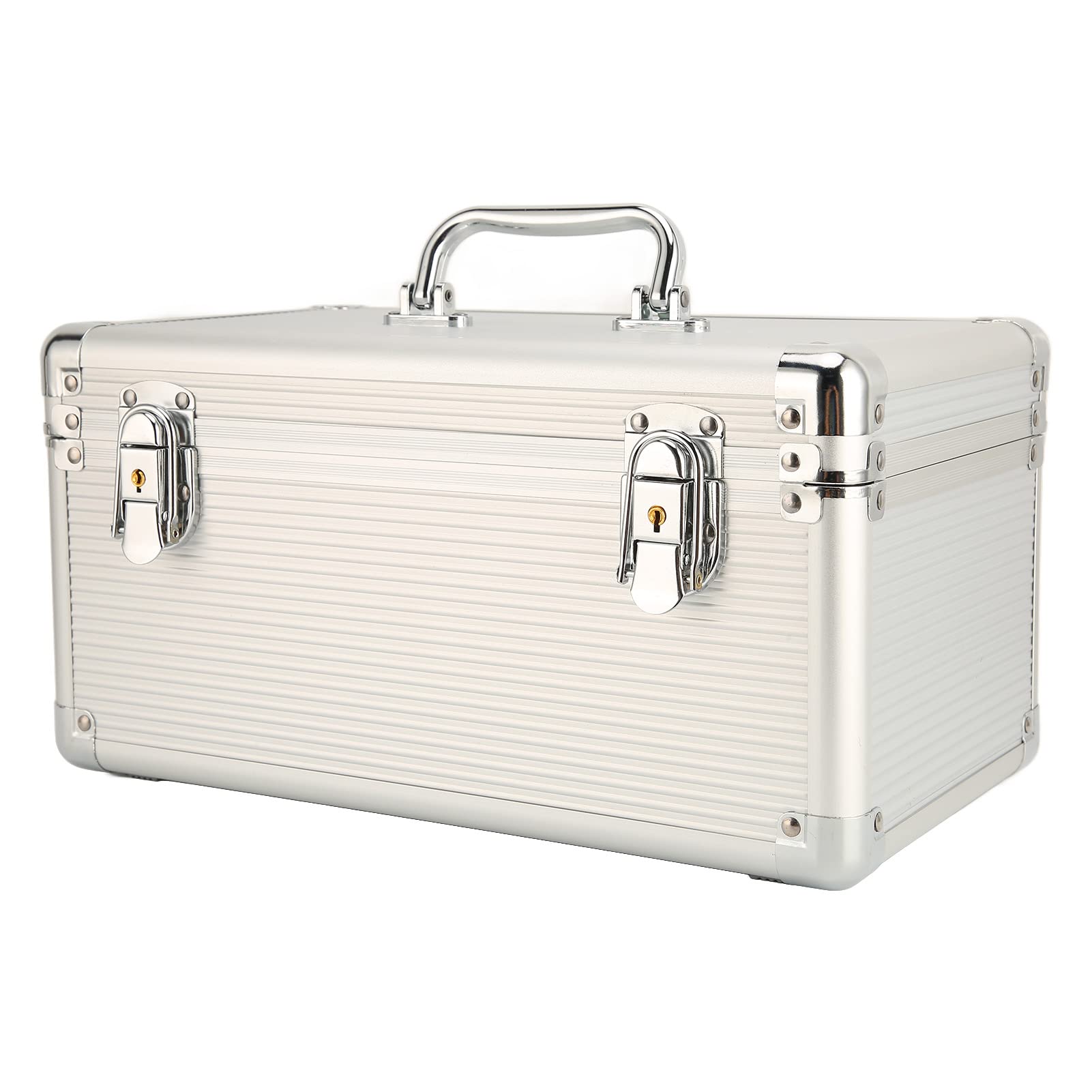 Caja de Almacenamiento de Disco Duro de 14 Bahías para 8 Bahías de 3,5 Pulgadas, 6 Bahías de 2,5 Pulgadas HDD, Caja de Disco Duro de Aluminio Y EVA, Caja de Protección de Disco Duro a Prueba de Golpes