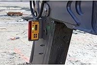 Vista 6 de Spectra Precision CR700 Receptor láser combinado con abrazadera de varilla y montaje magnético – Lectura digital impermeable IP67, detección de 5