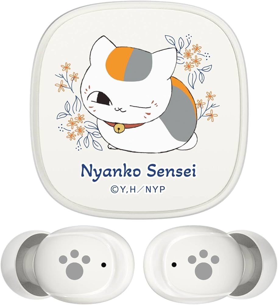 Amazon.co.jp: 多摩電子工業 ニャンコ先生 完全ワイヤレスイヤホン