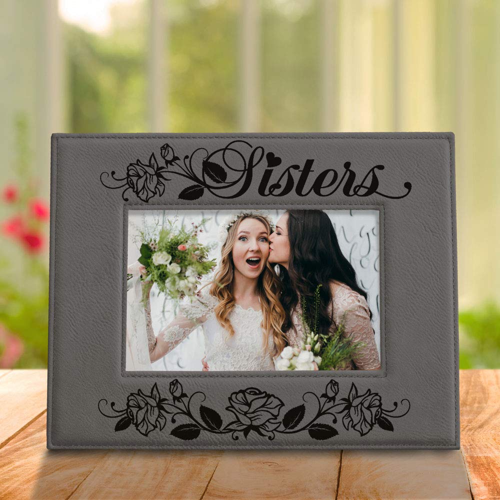 Amazon.co.jp: KATE POSH Sisters 刻印レザー写真フレーム - メイド