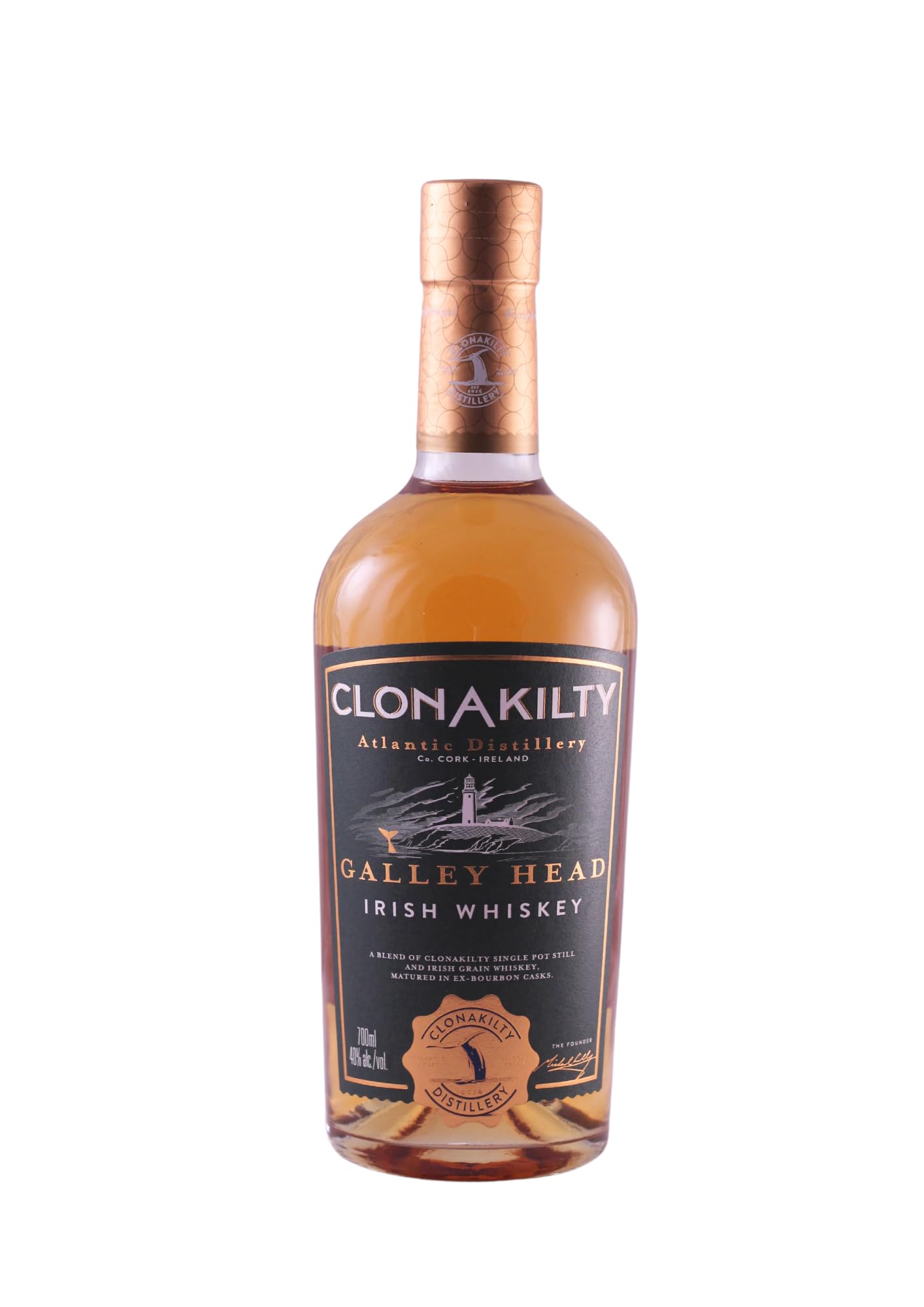 Galley Head Bourbon Cask Irish Whiskey | Vanilla & Raisins | 40%, 70cl