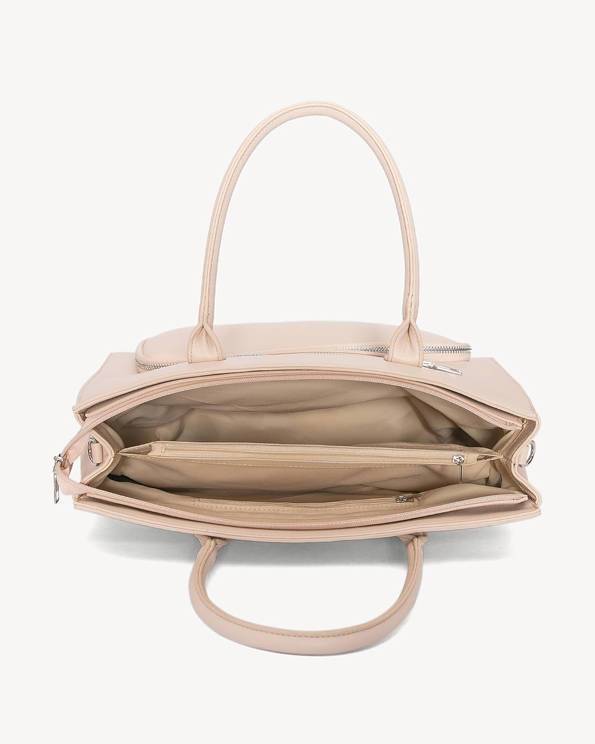 NEWBELLA Kelly Vegan Leather Tote Bag for Women - Stylish Versatile Commute Top Handle Bag, Hobo Shoulder Handbag with Purse