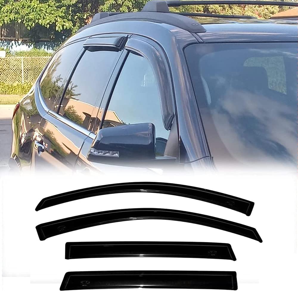 Auto Vent Shade 94161 Side Window Deflectors, 4-Piece Set For 2009-2017 Chevrolet Traverse, Dark Smoke - View #6