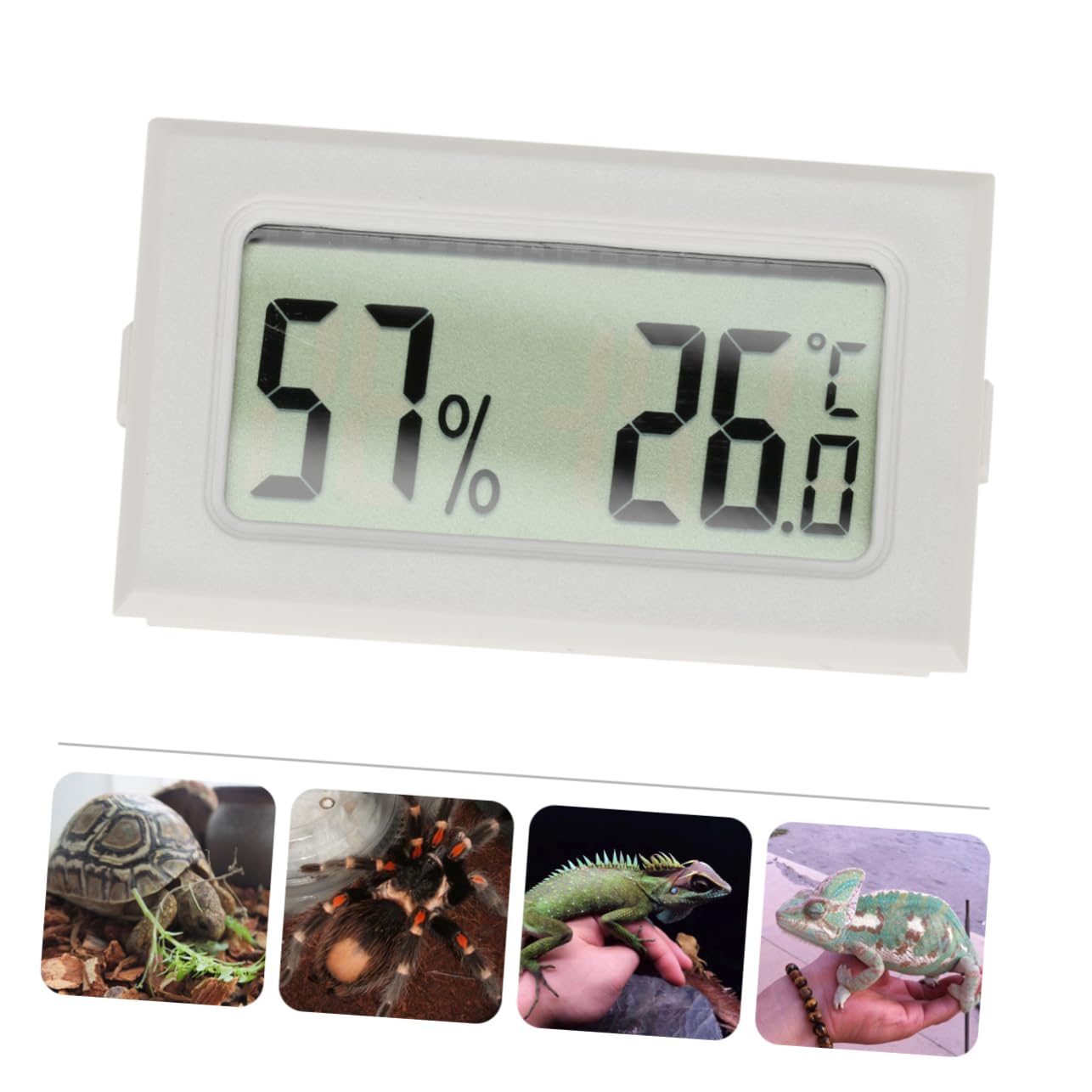SUPVOX 10piezas Medidor De Humedad y Temperatura Mini Inalámbrico Para Uso Interior y Exterior Pantalla Lcd De Gran Higrometro Digital De Alta Precisión Consumo Energético