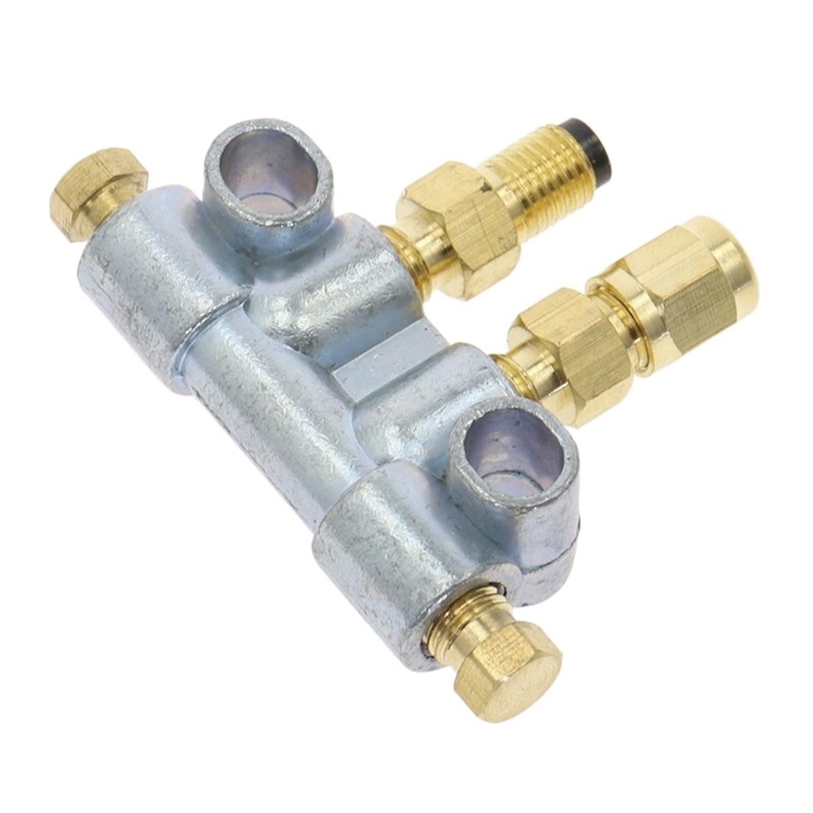 ILAME 5 Pcs Pemisah Minyak Plug M8X1 M10X1 Minyak Lube Oil 16 Tabung Sendi Kuningan Nilon Tabung Plug Fitting (Size : M8x1)