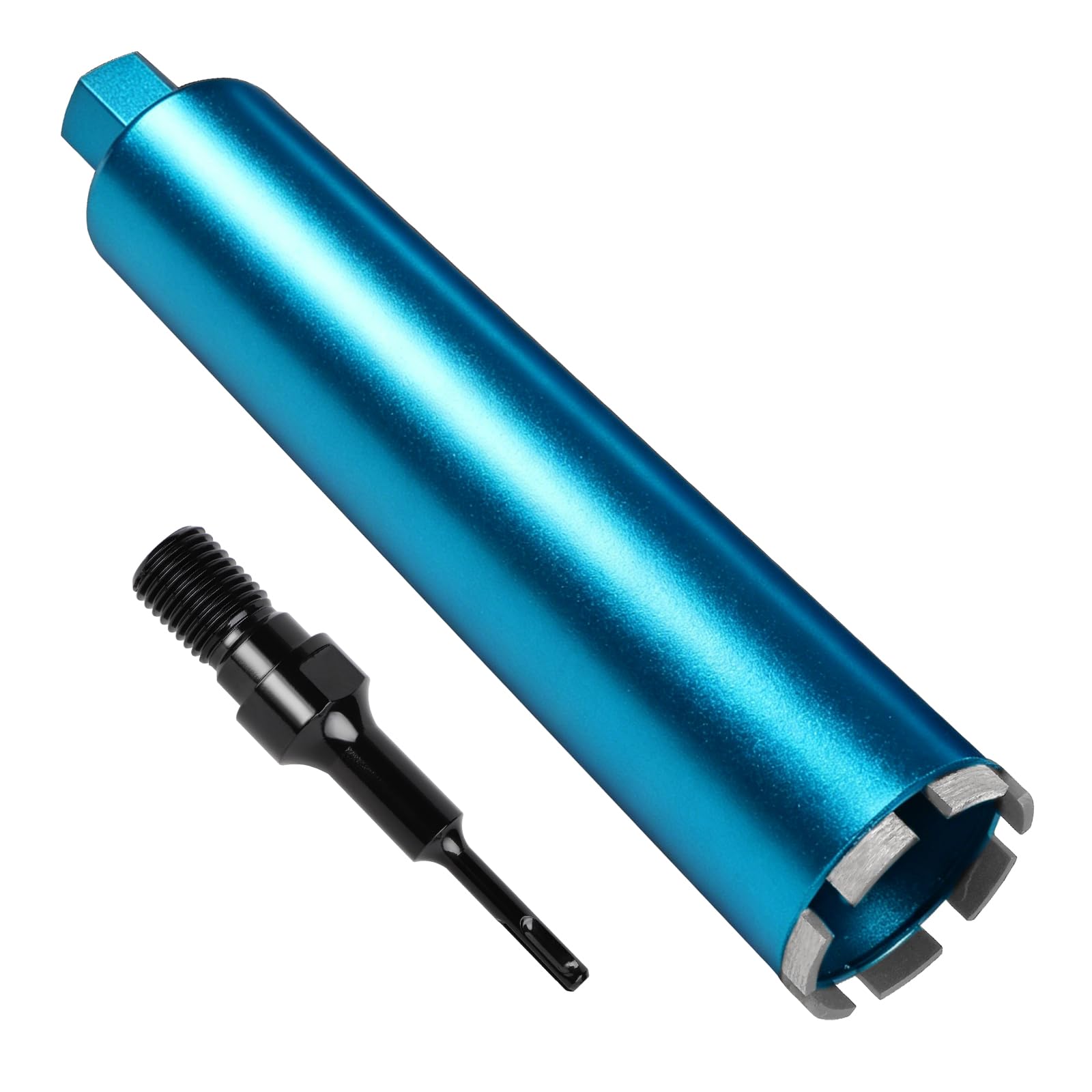 CPROSP 1¼" UNC Diamentowa koronka wiertnicza ø82 mm L450 mm, koronka wiertnicza z adapterem SDS Plus, spawanie laserowe koronka wiertnicza rdzeniowa, wiertło rdzeniowe do wiercenia w betonie