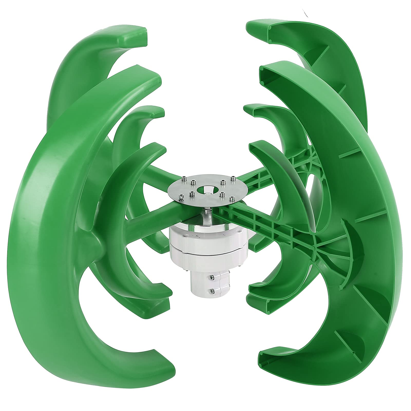 Generador de Viento, Turbina de Ejes Verticales de Acero Aleado 1200W para Barcos y Cabinas (12V)