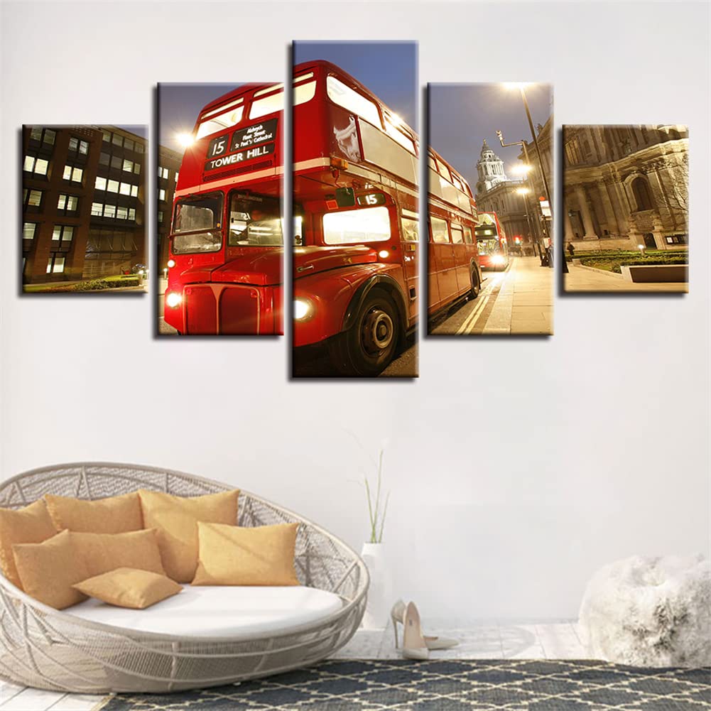 Peinture diamant grande taille contre l'ennui kit broderie complet salon motif autobus