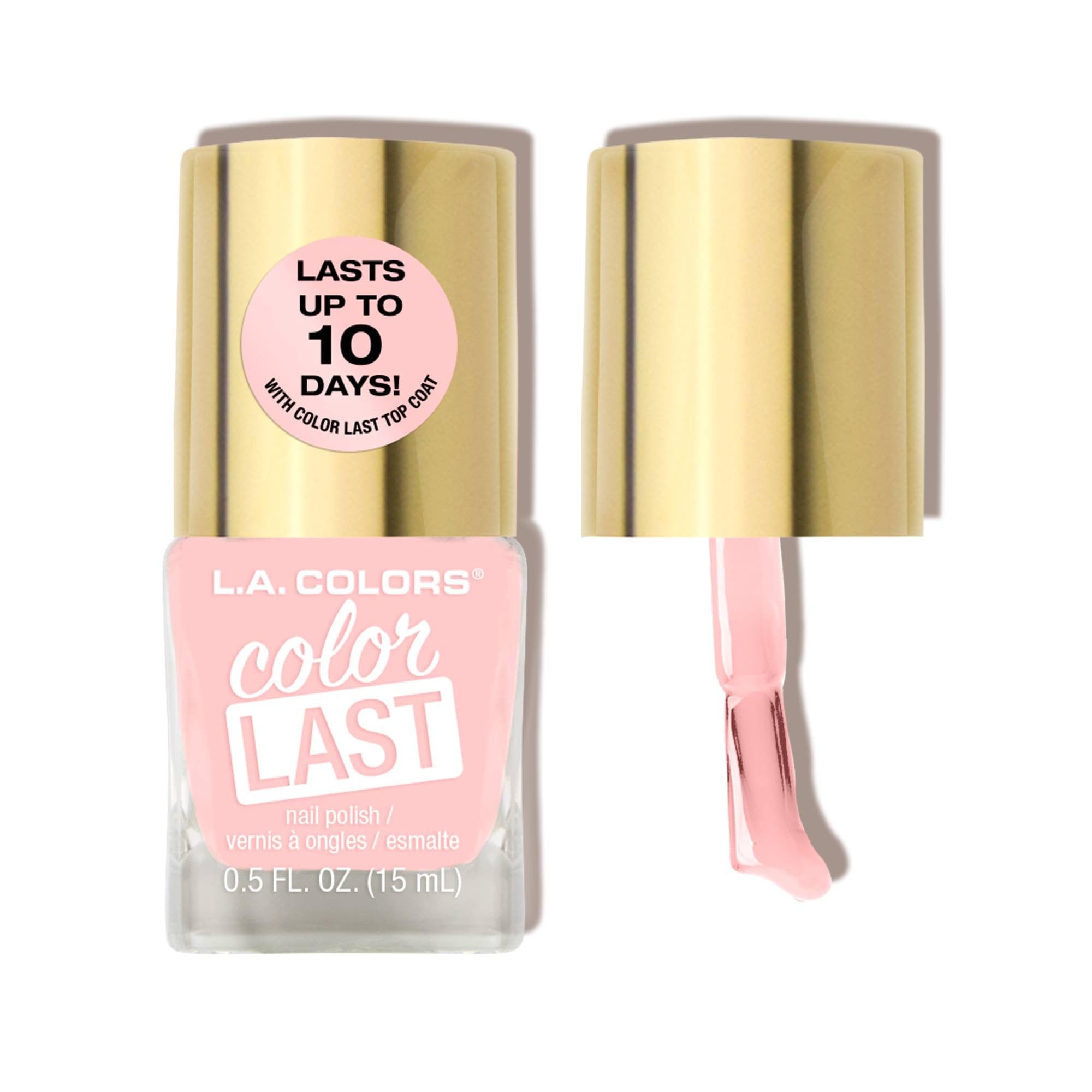 L A COLORS Color Last Nail Polish Memoir 0 50 Ounce CNP75