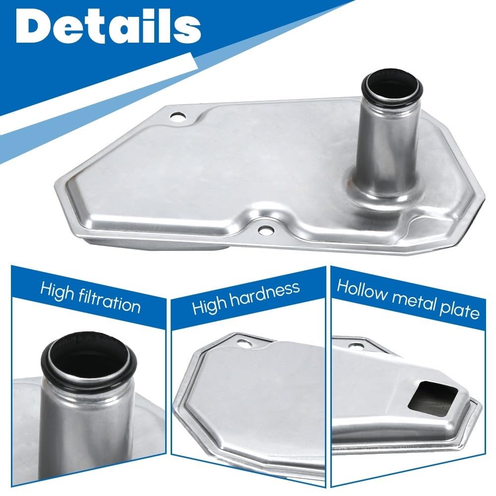 filtro de aceite del motor Juego de filtros de aceite de transmisión y juntas de cárter para Nissan, Sentra y Versa (12-19) 31728-3JX0A 31728-3JX0B
