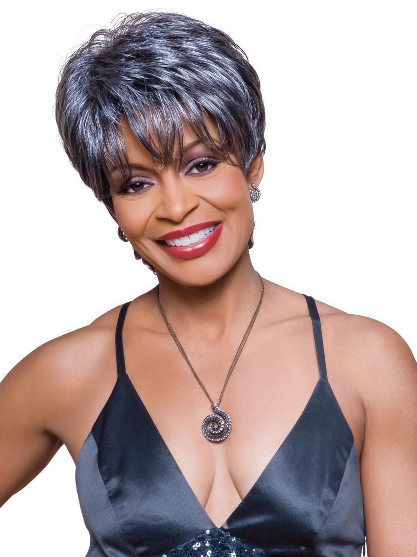 Foxy Silver (Kathy - Synthetic Full Wig in 1B