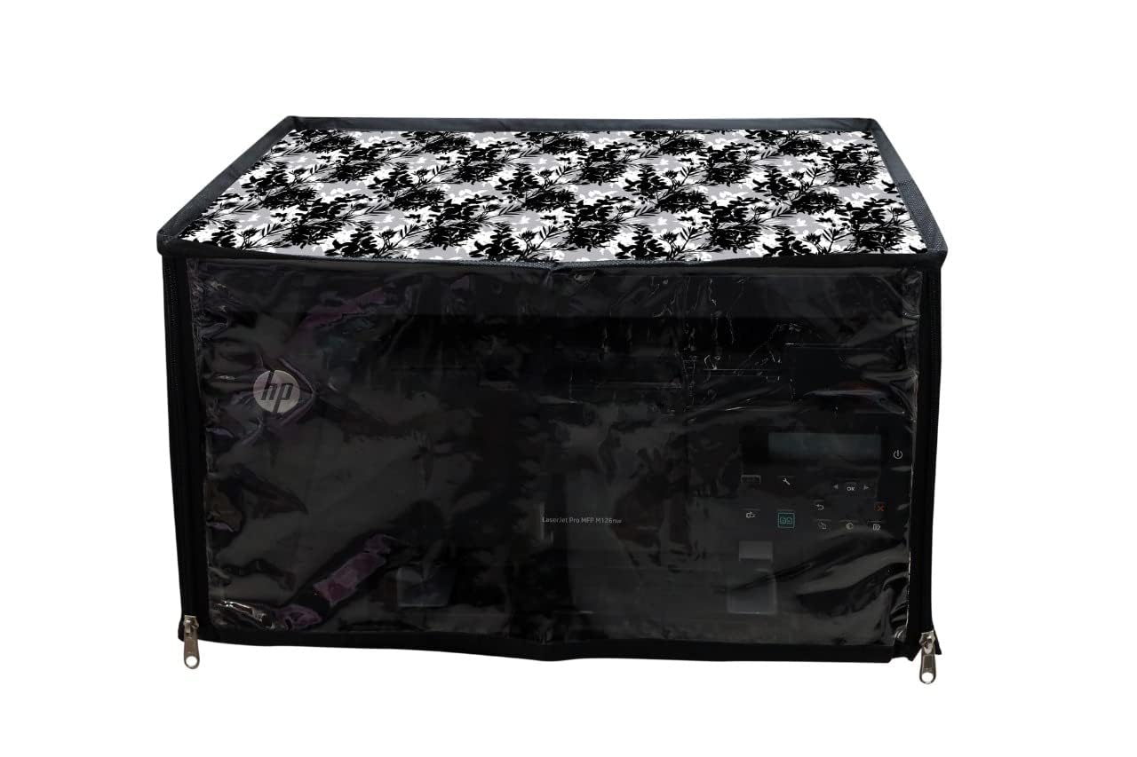 Print Fab Printer Cover for HP LaserJet Pro MFP M126nw Printer with Zipper for Dust Protection, Black Color Standard Size (B0CJ8622QJ) Amazon Price History, Amazon Price Tracker