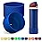 Alwenid 2PCS Silicone Water Bottle Boot for Owala 24 Oz, Anti-Slip Protective Sleeve Bottom Bumper Protector for FreeSip, Twist, and Flip Stainless Steel Water Bottles (Royal Blue)