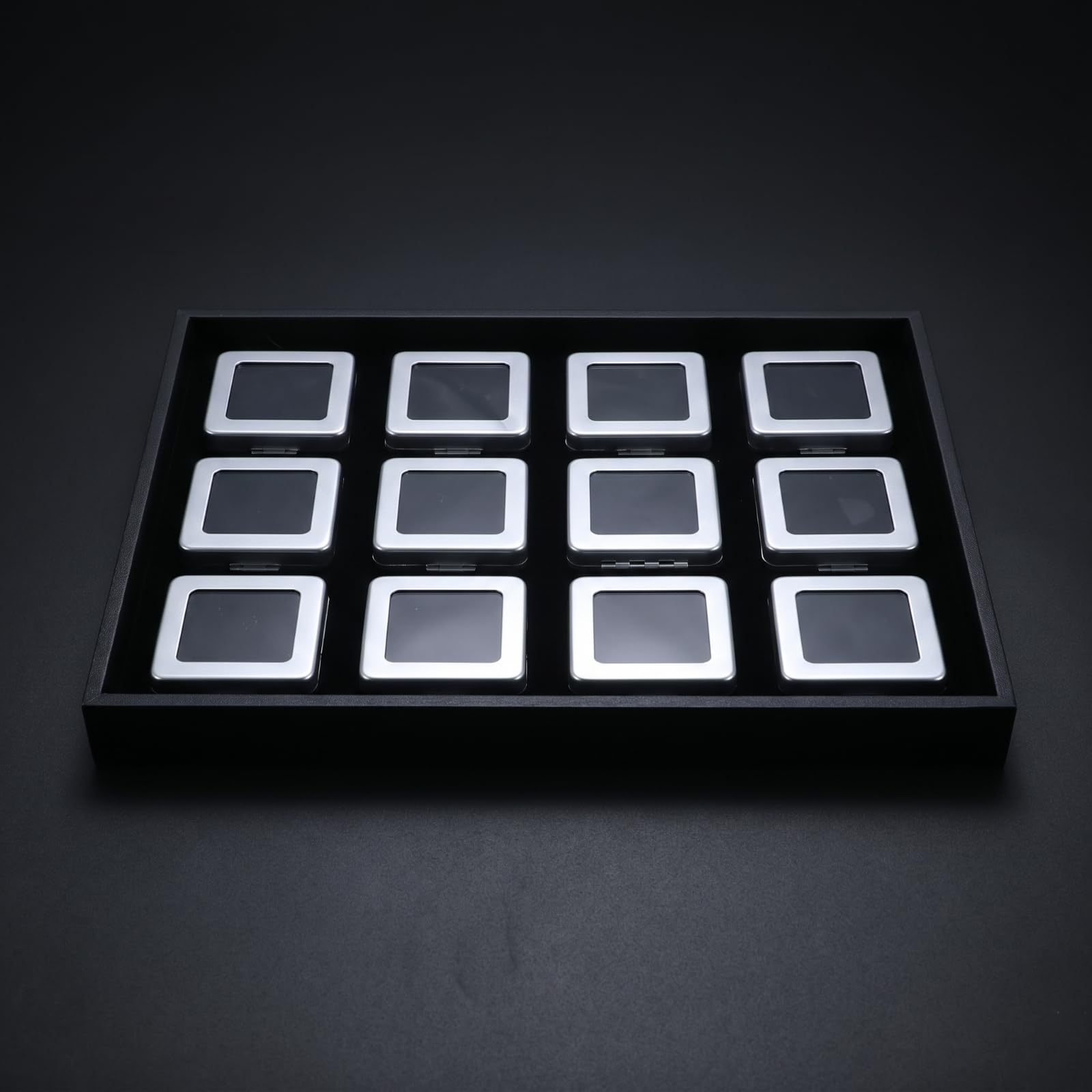 Qianly Plateau à Bagues Plat Présentoir à, Argent, style to 3