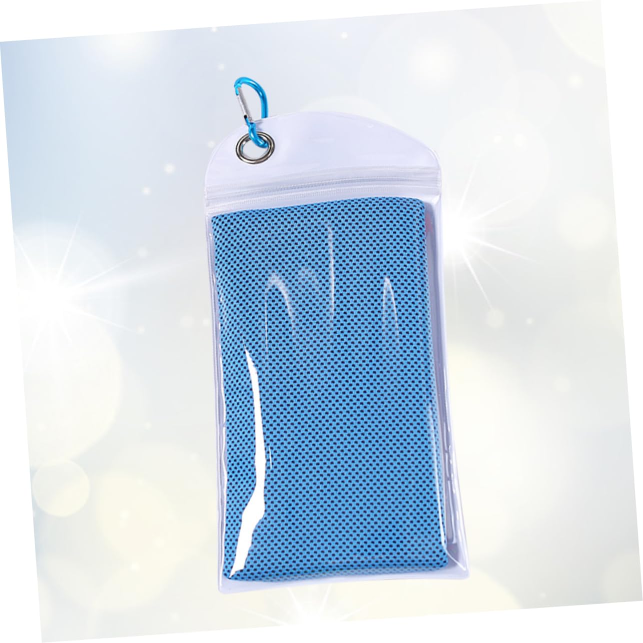 VICASKY Cold Towel Camping Accessories Yoga Cooling Towel Yoga Equipment Cooling Camp Sweat Running Accessories Workout Gear Sky-Blue