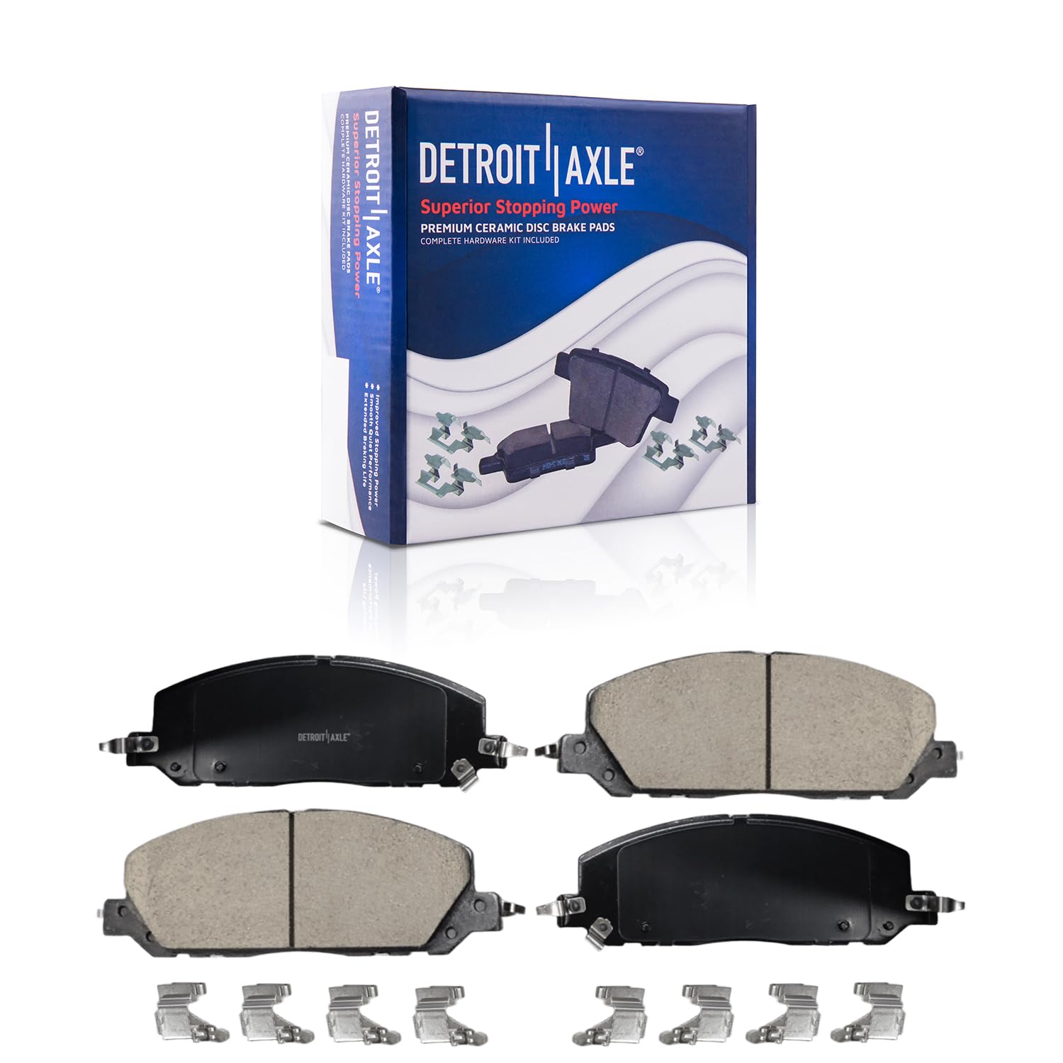 Detroit Axle - Front Brake Pads for 2020-2025 Explorer 2020-2023 Aviator