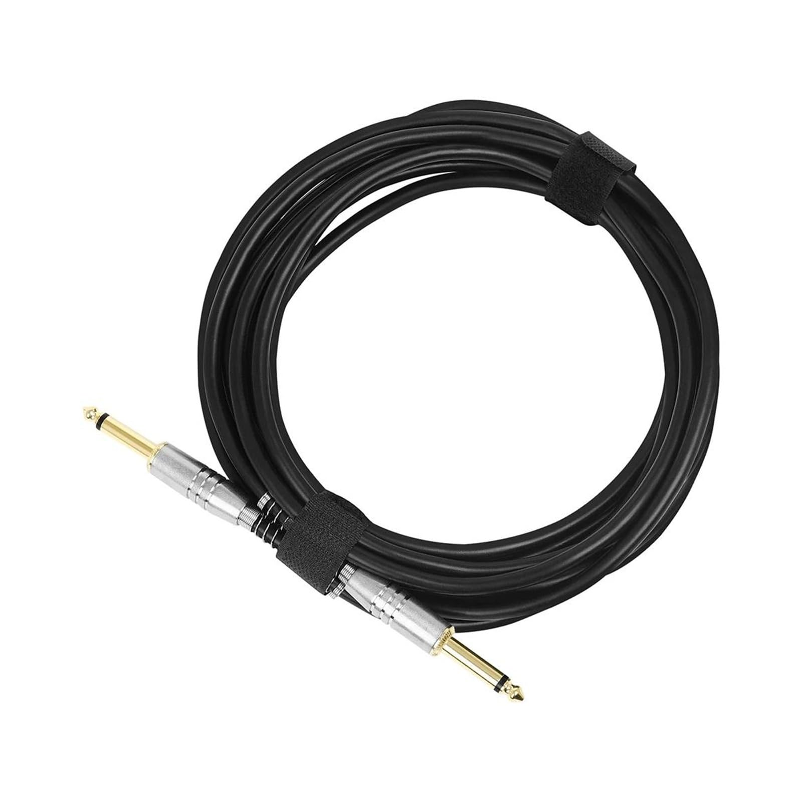 Kabel audio do gitary Kabel 5m 6,35 mm przewód połączeniowy do gitary basowej części ekranowane
