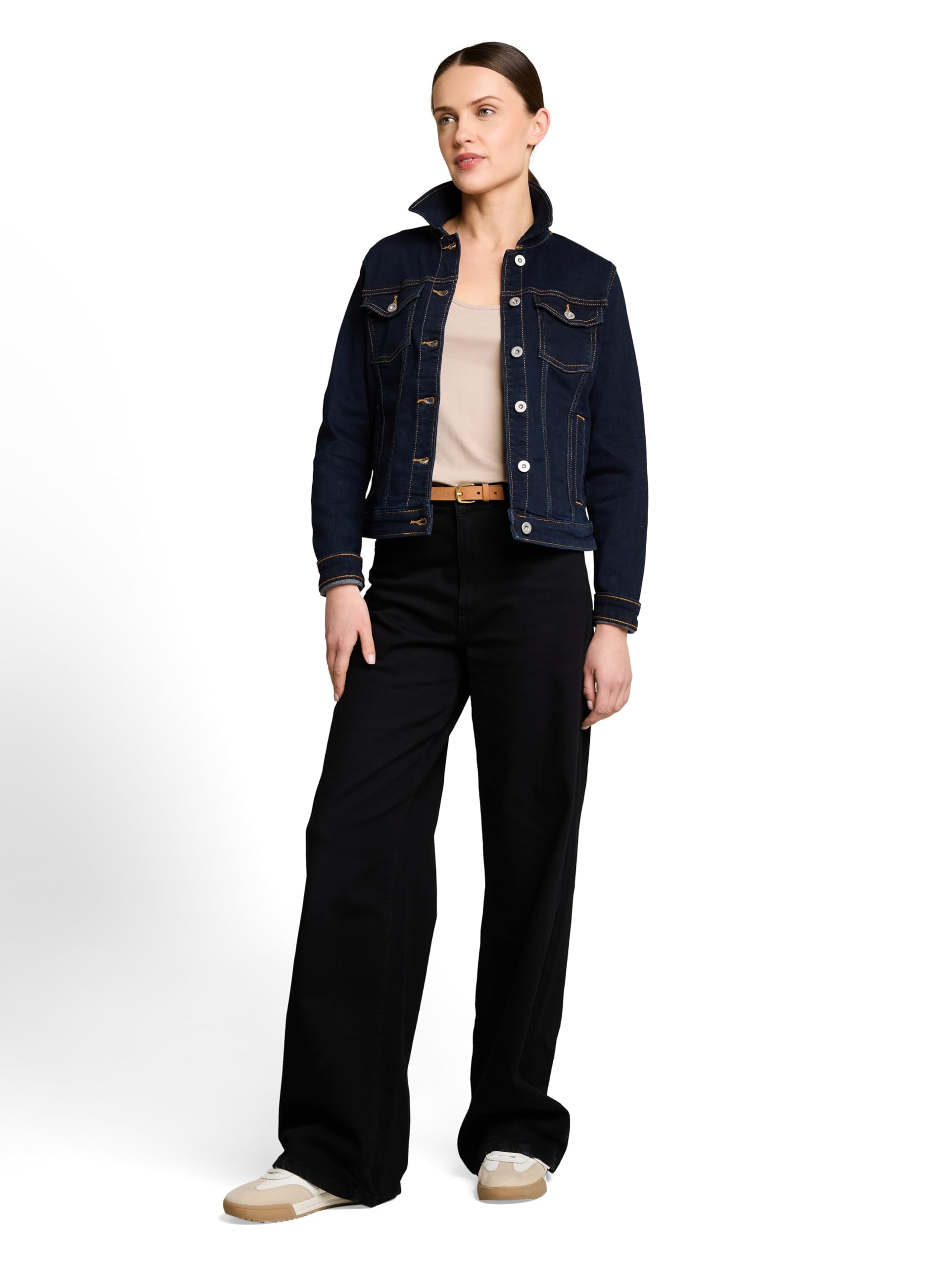 TOM TAILOR Damen Basic Jeansjacke