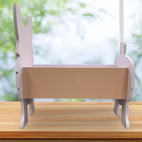 Miniatura 7 de Twohua Macetas de madera para perros con forma de animal de 14 pulgadas 2024, maceta de jardín para suculentas, diseño de perros lindos para