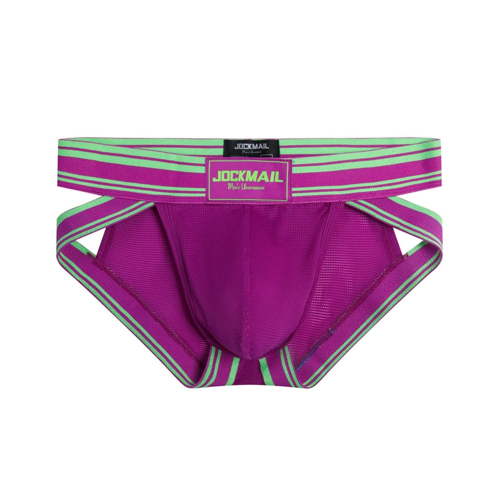 JOCKMAILMesh Athletic Supporters Mens Briefs Underwear Comfort Male Underwear for Gym Sport