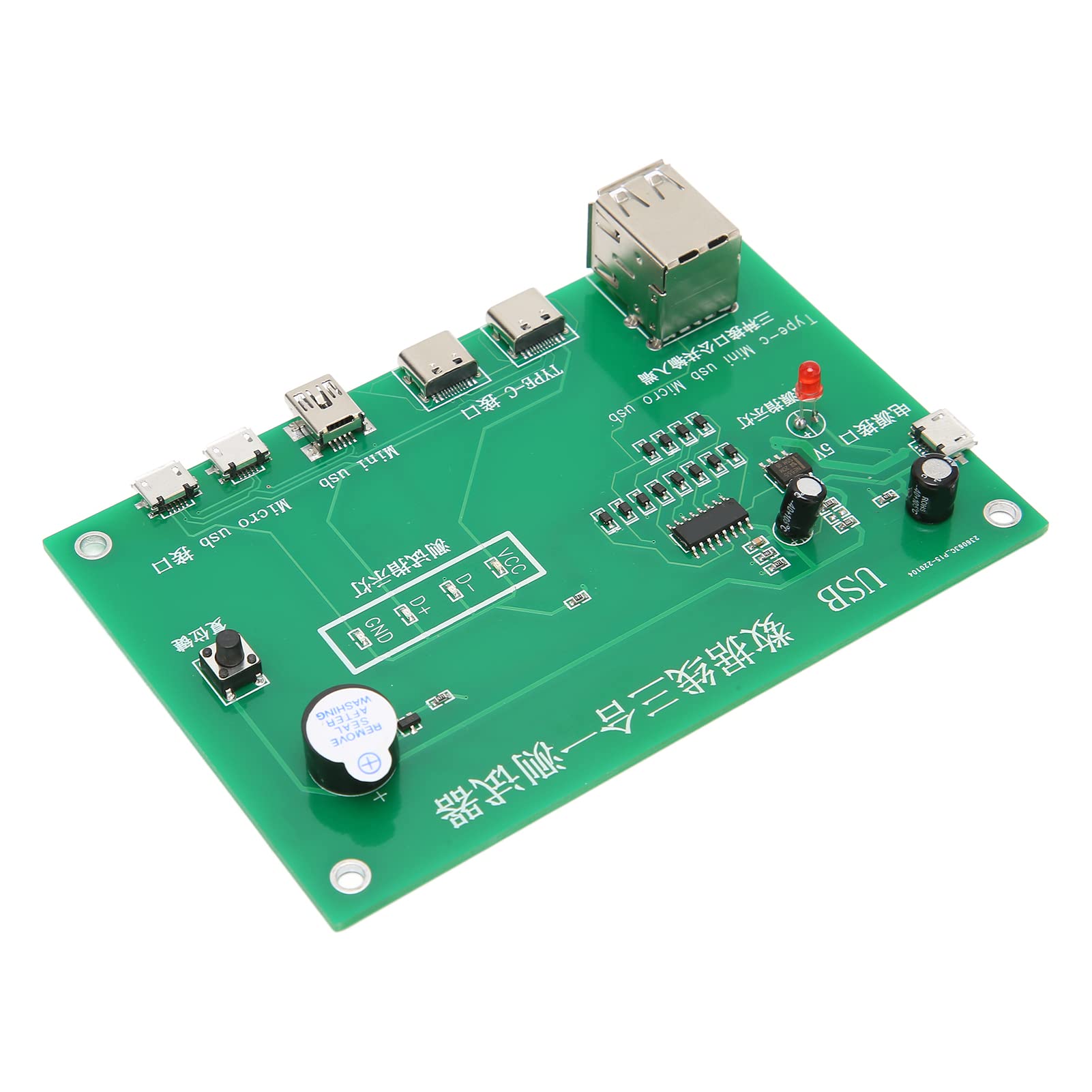 Ubervia Network & Cable Testers - 3 in 1 USB Cable Triad Tester Stability 3 in 1 Charging Cable Test Card Buzzer Prompt Multi Level Protection for Maintenance-image-10