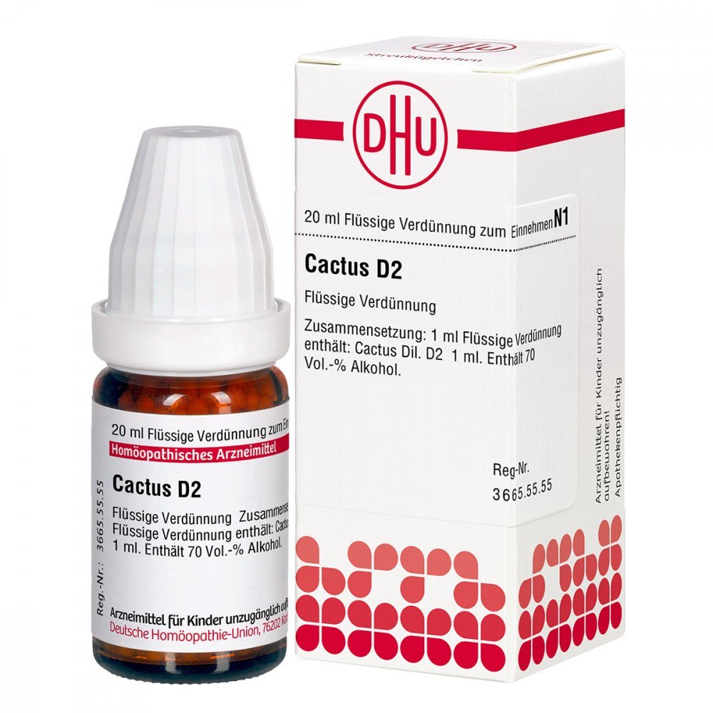 DHU Cactus D2 Dilution, 20 ml Lösung