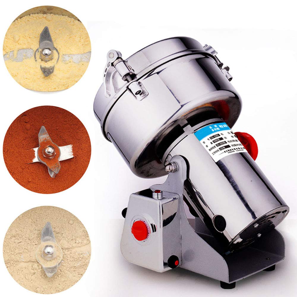 Amazon.co.jp: 1000GElectricGrainMillStainlessSteel、CoffeeGrinder