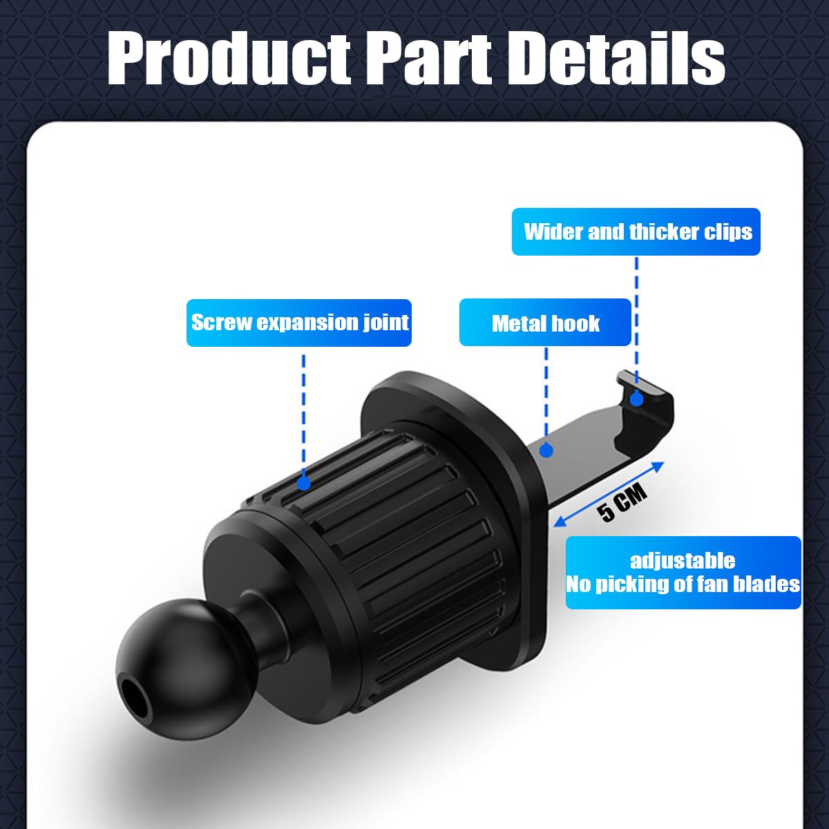 Auto Telefonhalterung Für Rückspiegel - 360° Drehbar & Verstellbar