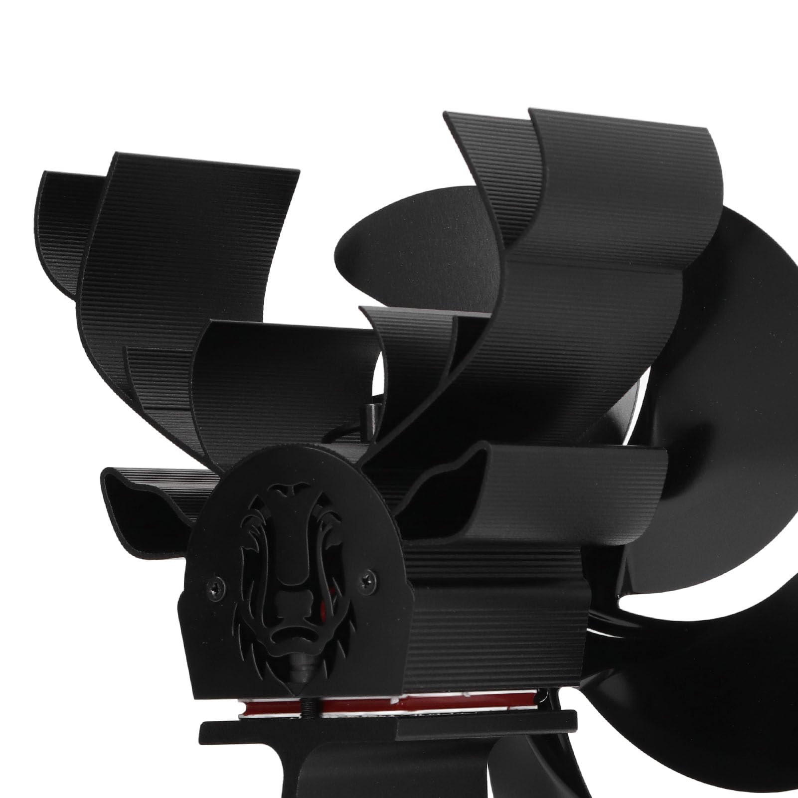 Ventilatore per stufa a legna a 6 pale per camino, risparmio energetico, resistente alle alte temperature
