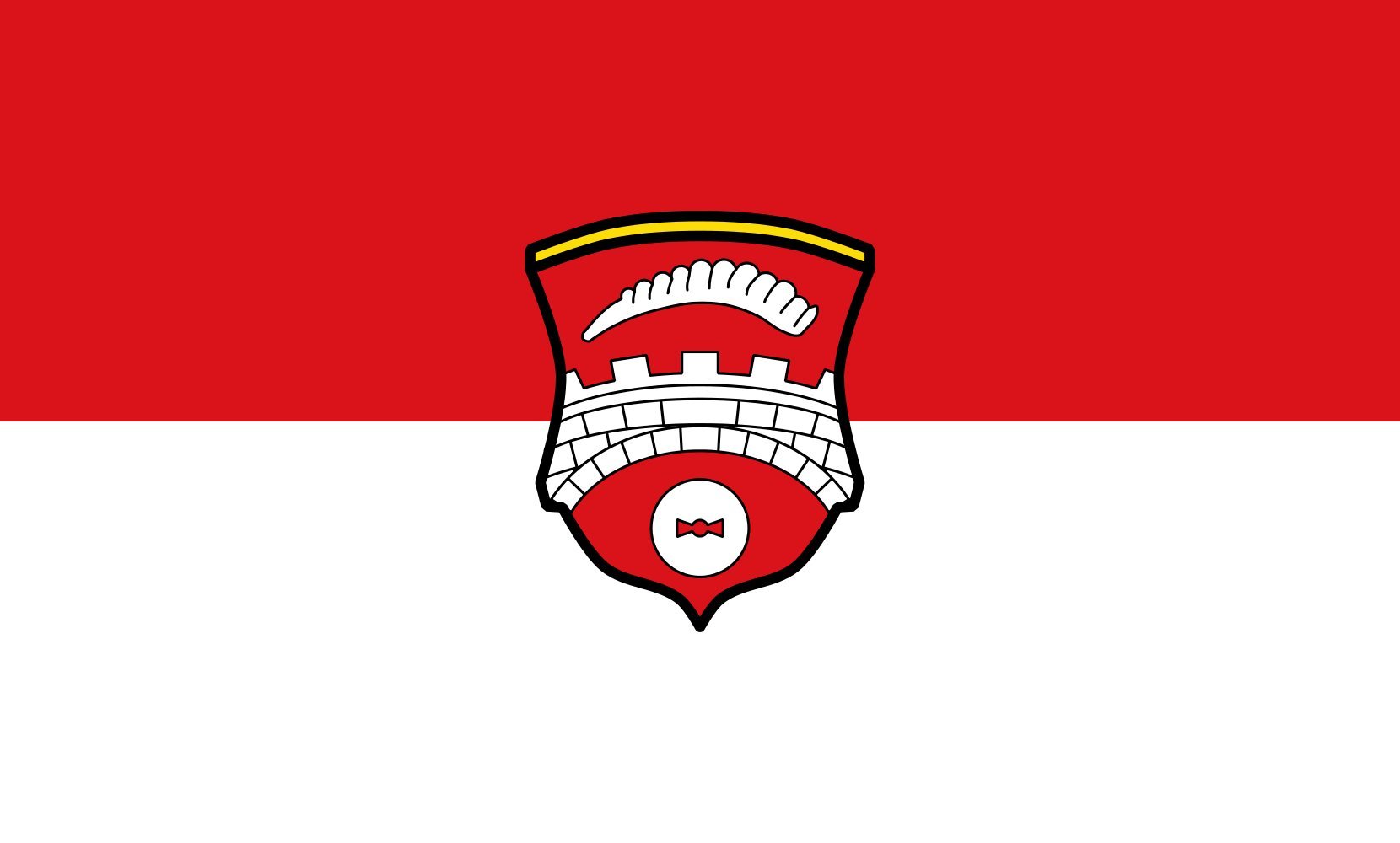 Drapeau large Bruckmühl M finition premium grand format paysage