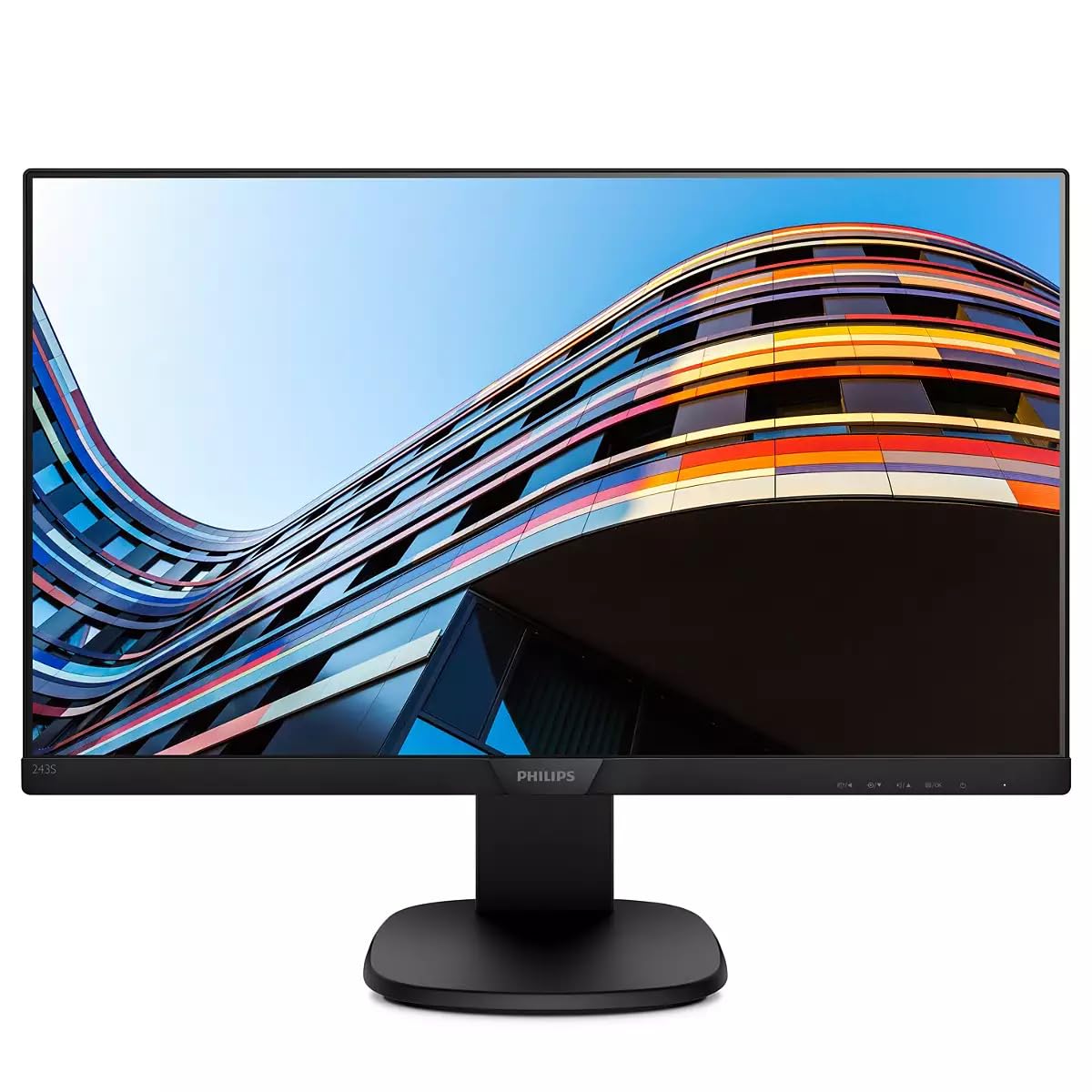 Philips Monitors Philips Monitores 243S7EHMB/00 - Monitor de 23.8 Pulgadas (resolución 1920 x 1080 Pixels, tecnología WLED, Contraste 1000:1, 5 ms, HDMI), Color Negro