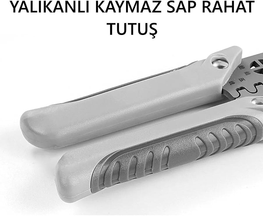 Çok Fonksiyonlu Tel Sıyırıcı Pense Elektrikçiler İçin Profesyonel Kablo Kesme Sıyırma Bükme Aleti