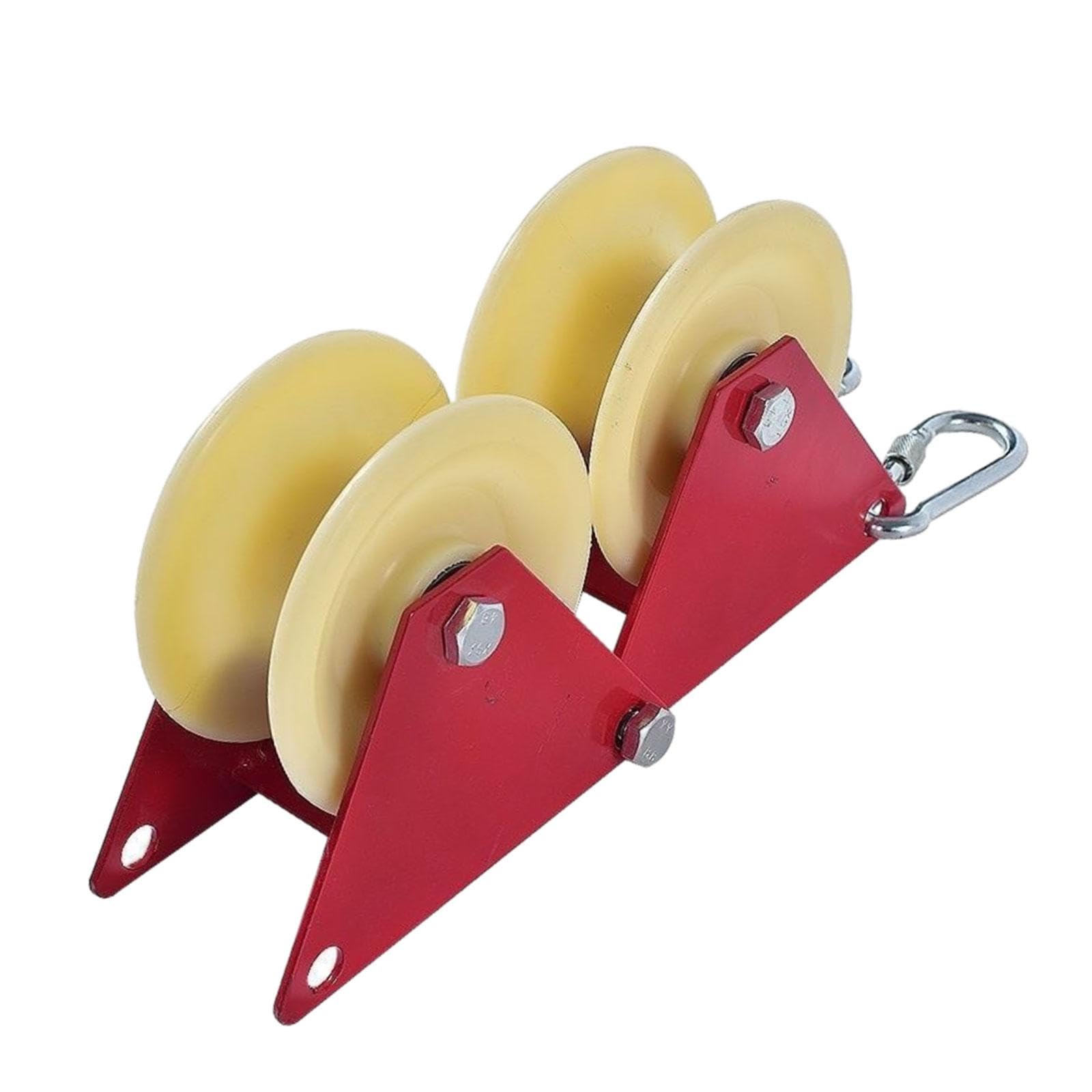 harayaa Poulie rétractable à Corde, rainure de Roue, libération de Corde, Corde de sécurité, poulie Manuelle pour Le Rappel