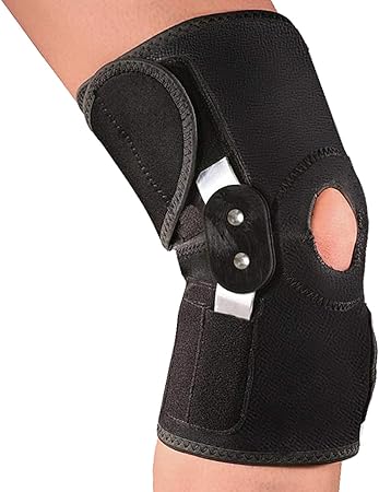 Hinged Knee Brace Double Metal Hinges Open Patella Support For Men And Women Compression Swollen Acl Tendon Ligament Meniscus Arthritis Injuries For Athletic Running Sports Adjustable Strap Amazon Co Uk Health