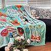 Girls Fleece Blanket 80"x60"for Kids Women,Soft Cozy Gils Throw Blanket for Sofa Couch Bed,Gift for Girls #4