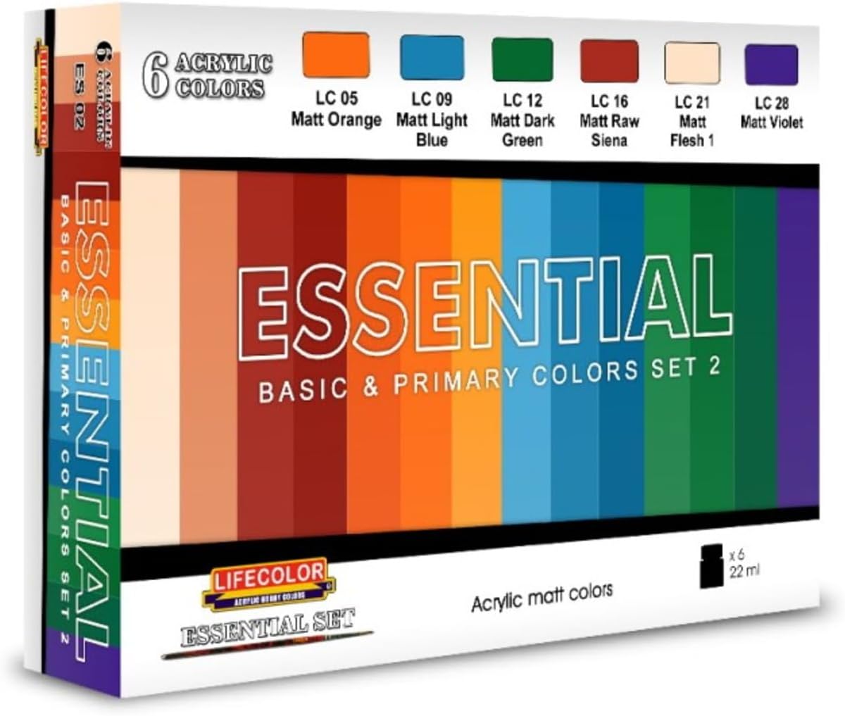 Lifecolor Basic & Primary Color Set #2